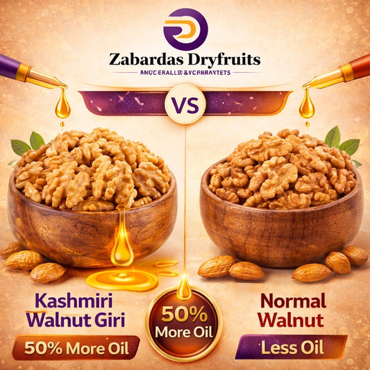 Royal Combo Gift of 250G Each Pack ( Kashmiri Mamra Badam+ Kashmiri Walnut Giri+ Cashew Nuts W240 + Premium Pistachio)