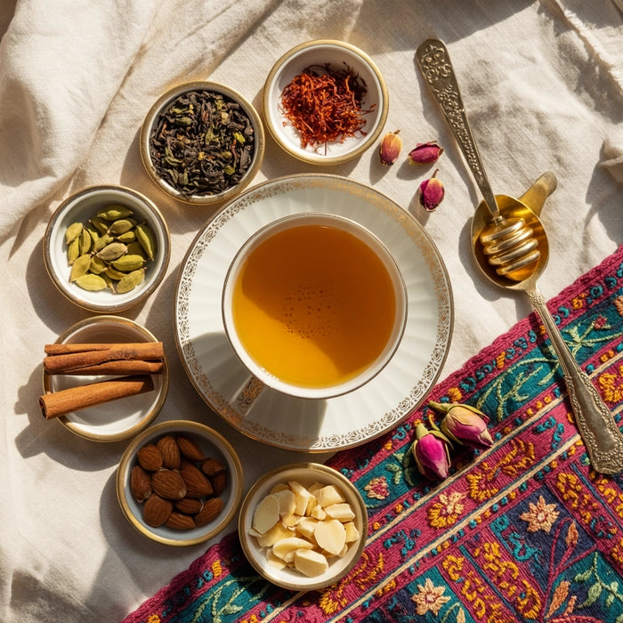 Kashmiri Kahwa Tea  Raw /Mix of More Than 10 Ingredients