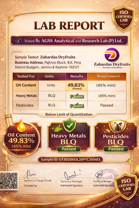 Premium Kashmiri Mamra Badam One Tree + 100g Kagzi Badam Free ( Free Item Will Be Given 1kg or Above Only)