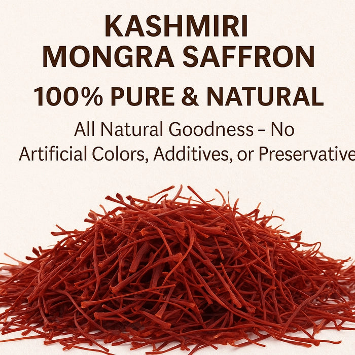 Orginal Kashmiri Mongra Saffron  / Kesar / 100% Organic