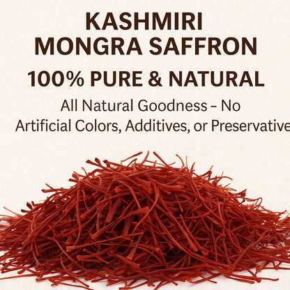 Orginal Kashmiri Mongra Saffron  / Kesar / 100% Organic